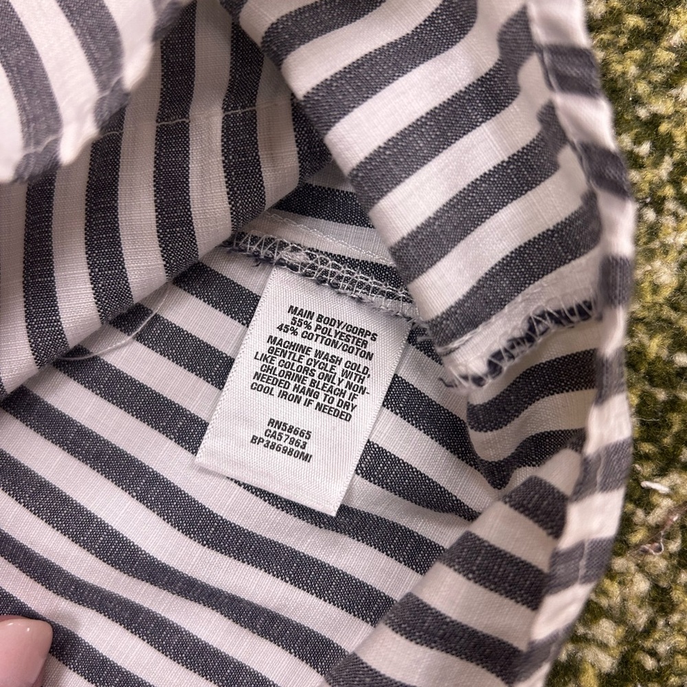 Bp. Striped Aline mini dress. - Picture 5 of 7